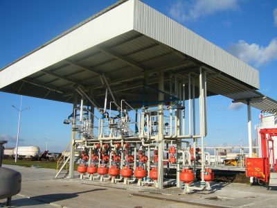Автотоварище и железопътно разтоварище за газ пропан бутан 1
